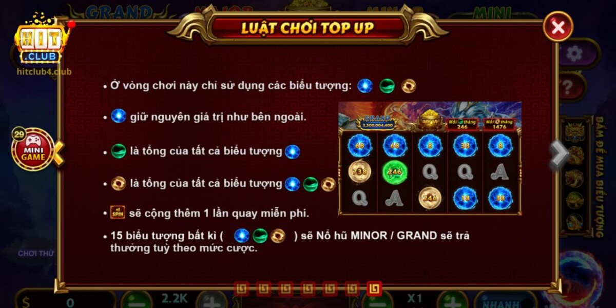 Hướng dẫn luật chơi top up siêu đơn giản